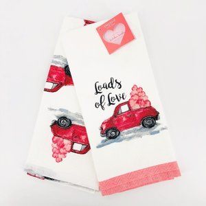 NWT Set Of 2 Loads of Love Kitchen Dish Towels